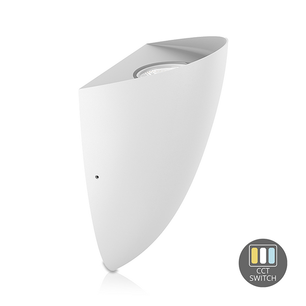 LED Wandlamp Dano Wit | 8W CCT dimbaar | IP65