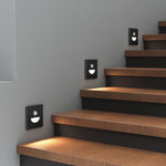 LED Steplight Steno | 1,5W | Bewegingssensor | CCT | IP20 | Zwart