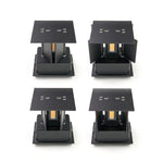 LED Wandlamp COB Kubus | Up & Down | Warm Wit 3000K | Zwart | IP54