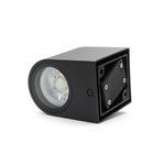 LED Wandlamp D-vorm | GU10 | Mat Zwart | IP44