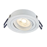 LED Inbouwspot Feno | Dimbaar | IP20 | 3,8W | Plat Design | Zaagmaat: Ø80-85 mm | Inbouwdiepte: 38 mm | Mat Wit