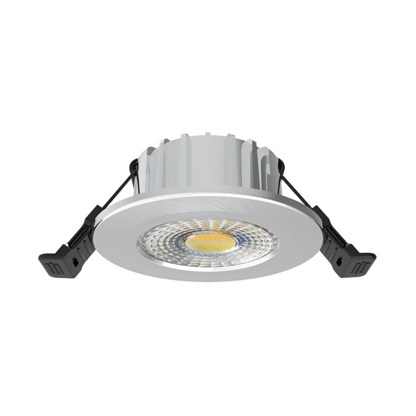 LED Inbouwspot Ferro Zilver | 6W CCT dimbaar | IP65 | Ø68 mm