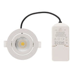 LED Inbouwspot Lesto | 4W/6W CCT dimbaar | IP65 | Ø68 mm