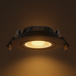 LED Inbouwspot Lyvo | Dimbaar | IP65 | 5W/7W | CCT Switch (2700K/3000K/4000K) | Inbouwdiepte: 25 mm | Mat Zwart