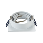 LED Inbouwspot Plano | Dimbaar | IP20 | 3,8W | Vierkant | Plat | Zaagmaat: Ø80-85 mm | Inbouwdiepte: 38 mm | Mat Wit
