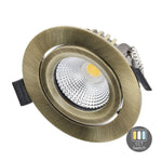 LED Inbouwspot Aristo — Satin Metallic