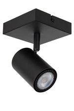 LED Opbouwspot Largo | 1× GU10 | Kantelbaar | Mat Zwart