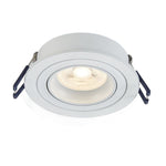 LED Inbouwspot Baldr | Dimbaar | IP20 | 3,8W | Plat Design | Zaagmaat: Ø80-85 mm | Inbouwdiepte: 38 mm | Mat Wit