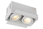 LED Inbouwspot Cardo | 2× GU10 | Trimless | 18,5 × 9 cm