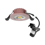 LED Inbouwspot Hugo | Dimbaar | IP65 | 6W | CCT Switch (2700K/3000K/4000K/5700K) | Zaagmaat: Ø50-70 mm | Inbouwdiepte: 32 mm | Koper