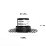 Trimless Inbouwarmatuur Trimo Zwart | GU10/MR11 | IP20 | Ø90 mm