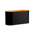 LED Wandlamp Ovalo | G9 | Ovaal | Zwart-Goud
