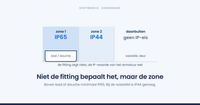 Mag een GU10-spot in de badkamer?