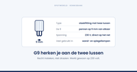 Wat is een G9-lamp?