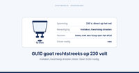 Wat is een GU10-fitting?