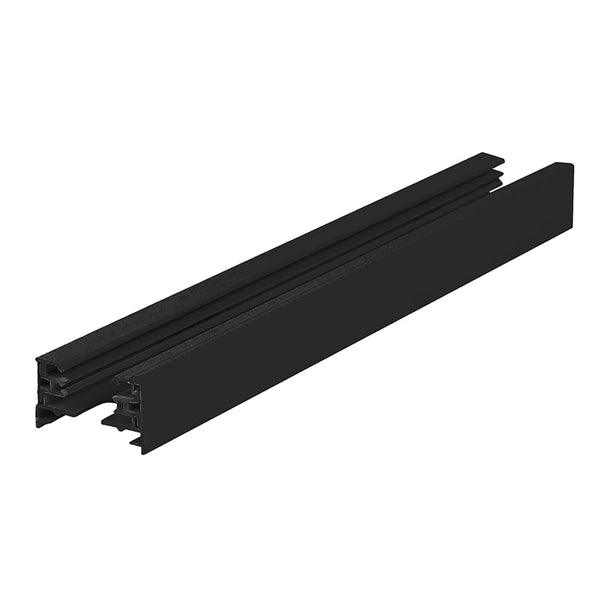 1-Fase Rail 1,5 m Zwart | Incl. voeding en eindkap