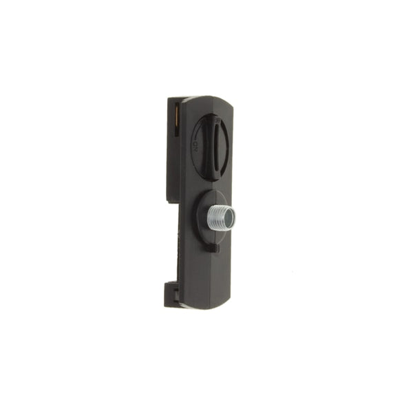 1-Fase Rail Adapter Slim Zwart