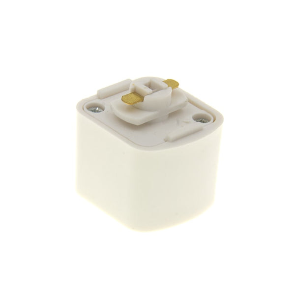 1-Fase Rail Adapter Vierkant Wit | Voor hanglampen