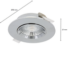 LED Inbouwspot Cavo Chroom