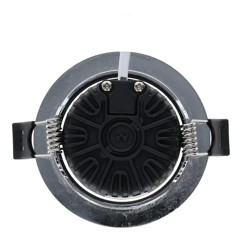 LED Inbouwspot Lesto 5W Chroom achterzijde