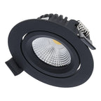LED Inbouwspot Lesto 5W Mat Zwart
