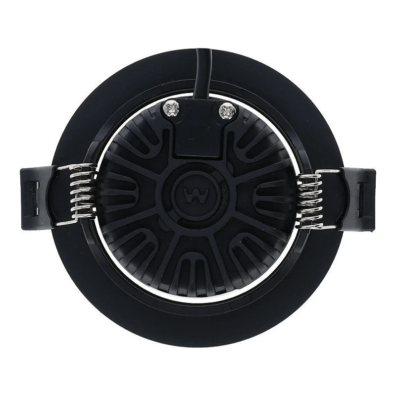 LED Inbouwspot Lesto 5W Mat Zwart achterzijde