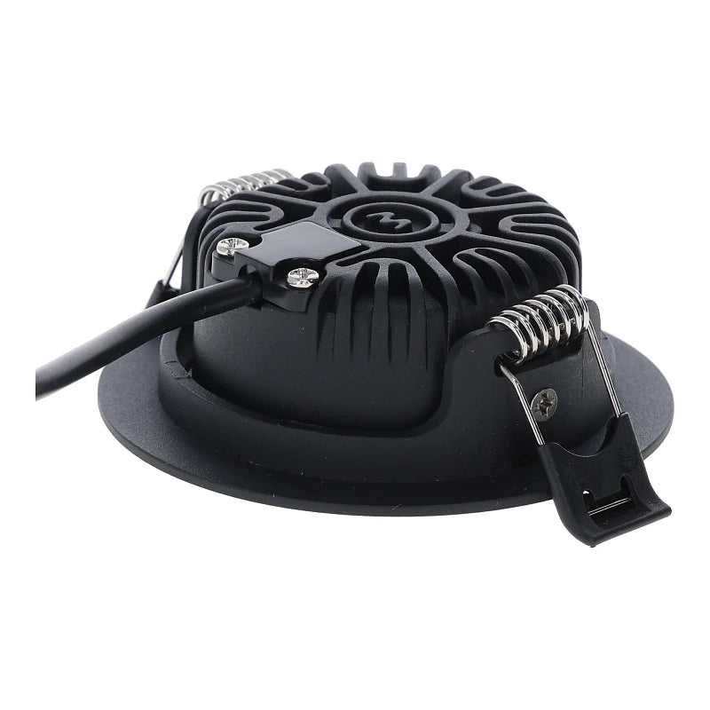 LED Inbouwspot Lesto 5W Mat Zwart achterzijde