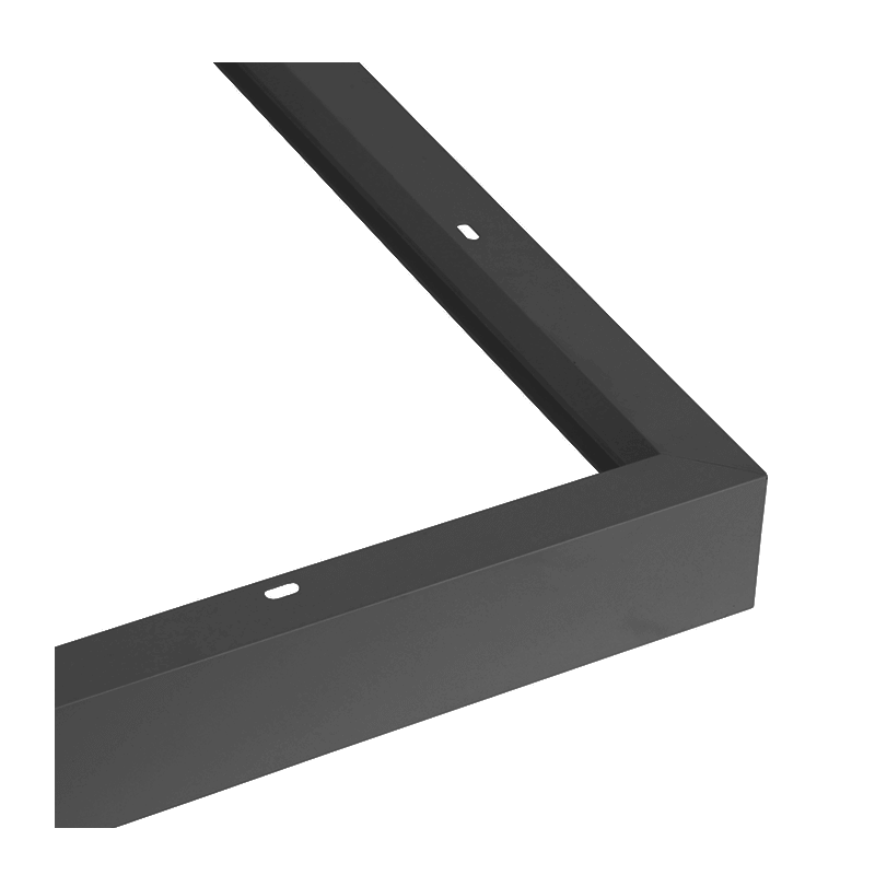 Opbouwframe LED Paneel 120x30 | Clicksysteem | Zwart Zwart