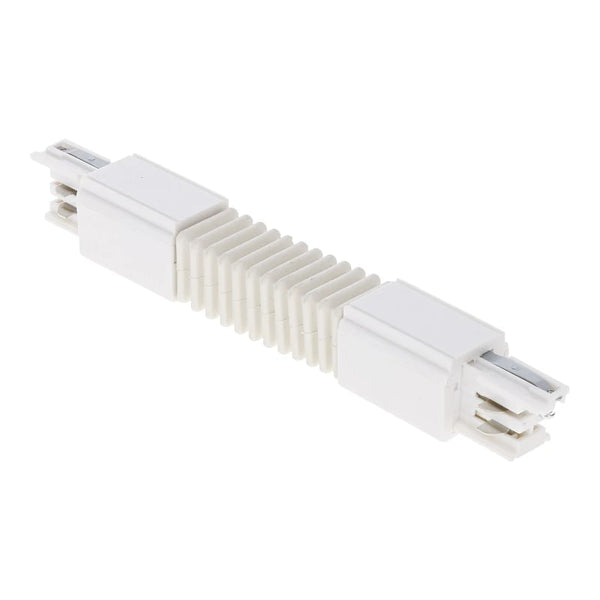 3-Fase Rail Flexibele connector Wit | Buigbaar