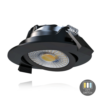 LED Inbouwspot Lyvo 6W Mat Zwart
