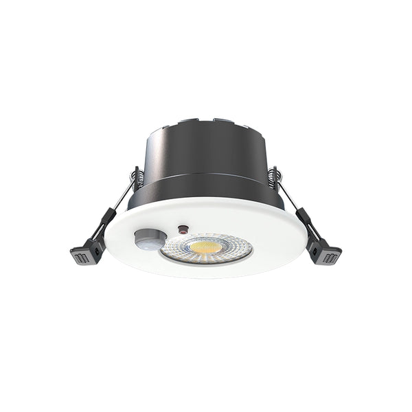 LED Inbouwspot Movo Mat Wit | 6W CCT dimbaar | IP65 | Bewegingssensor