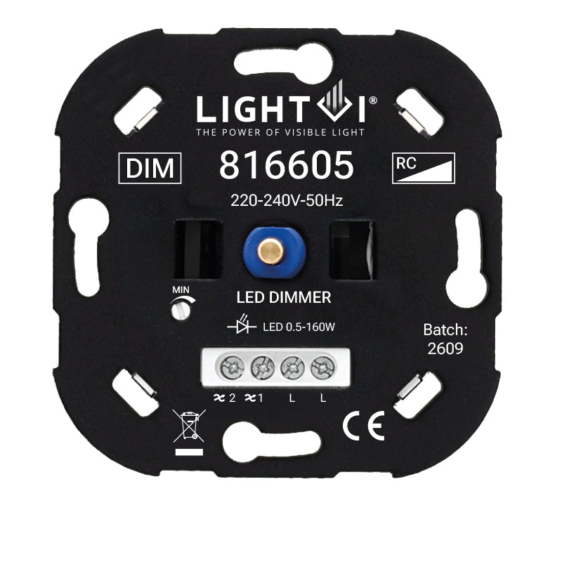 Triac LED Dimmer 0,5-160W wisselschakeling