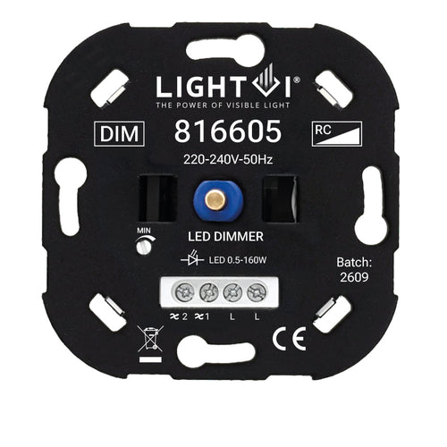 Triac LED Dimmer 0,5-160W wisselschakeling