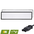 LED Paneel Europa 120x30 | 30W | CCT | Dimbaar Zwart