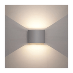 LED Wandlamp COB Rond Grijs