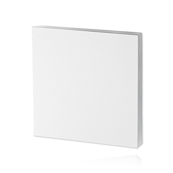 Opzetstuk Trapverlichting Trevo Wit | Vierkant dicht | 80 × 80 × 10 mm