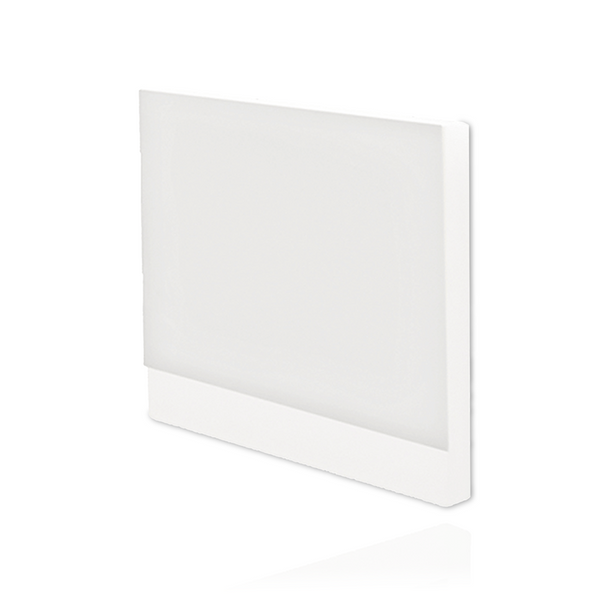 Opzetstuk Trapverlichting Trevo Wit | Vierkant, licht onder | 80 × 80 × 10 mm