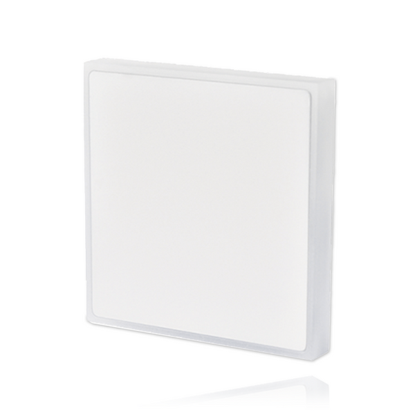 Opzetstuk Trapverlichting Trevo Wit | Vierkant 360° | 80 × 80 × 8 mm