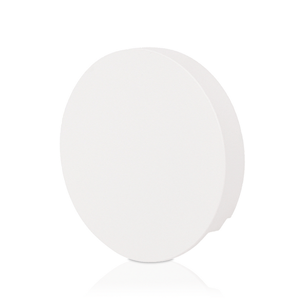 Opzetstuk Trapverlichting Trevo Wit | Rond, licht achter | Ø98 × 9 mm