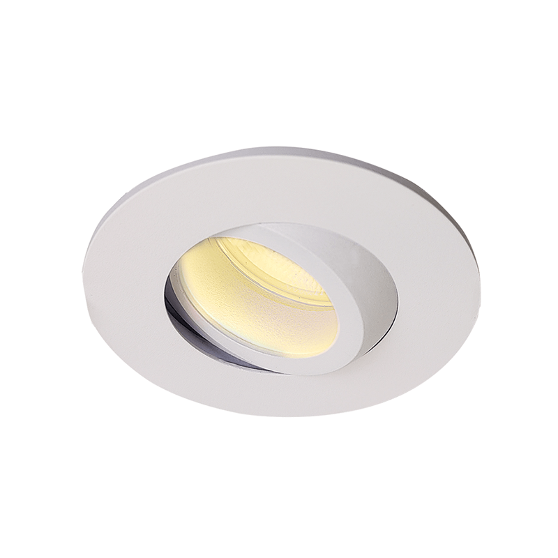 LED Inbouwspot Hessle | Dimbaar | IP65 | 3W & 5W | 360° Kantelbaar | Zaagmaat: Ø68-75 mm | Inbouwdiepte: 60+ mm | Wit