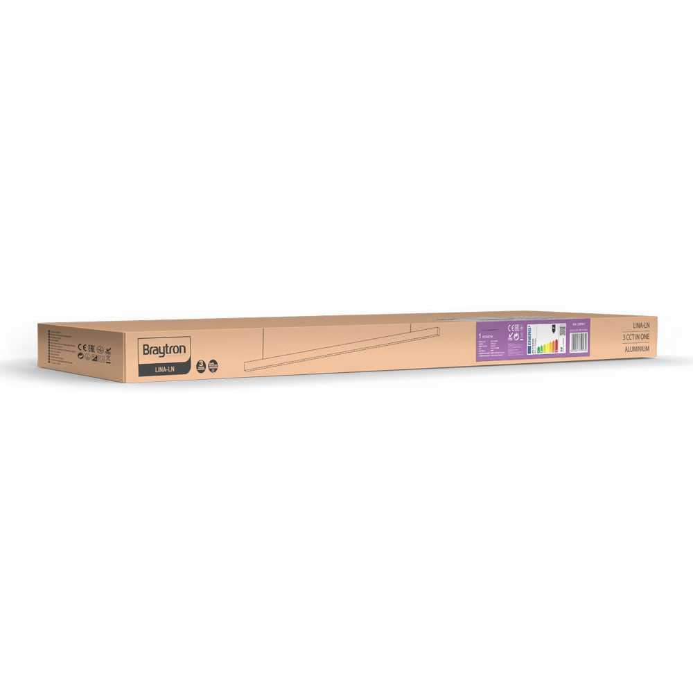 LED Hanglamp Baro | Balk 120cm | 30W | CCT | 3000lm | Mat Zwart