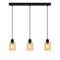 Cilinder Design Hanglamp 3-Lichts Amber