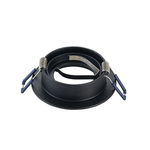 LED Inbouwspot Aurora | Dimbaar | IP20 | 3,8W | Plat Design | Zaagmaat: Ø70-75 mm | Inbouwdiepte: 38 mm | Mat Zwart