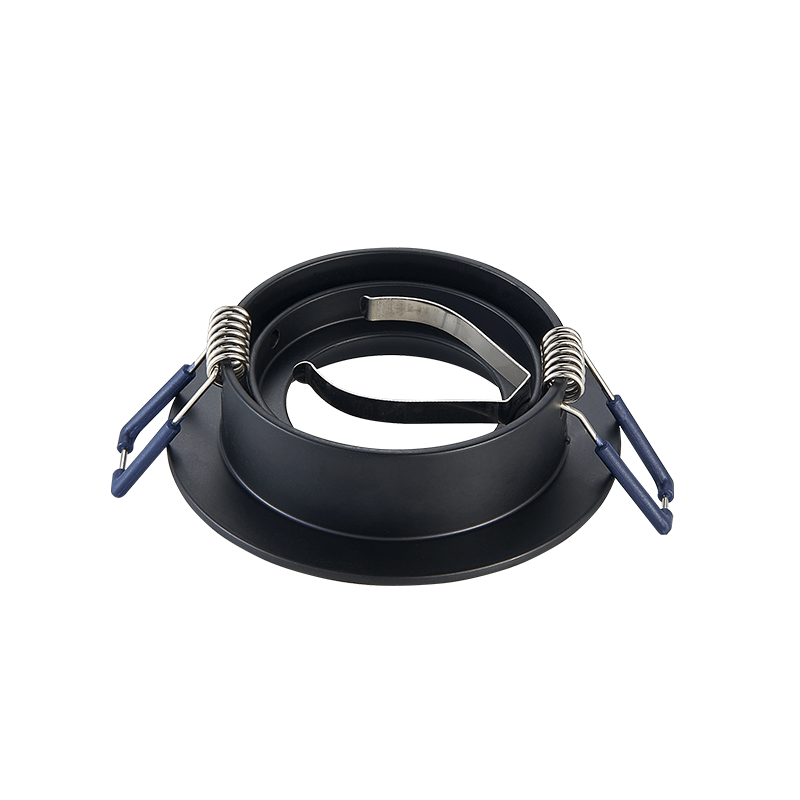 LED Inbouwspot Aurora | Dimbaar | IP20 | 3,8W | Plat Design | Zaagmaat: Ø70-75 mm | Inbouwdiepte: 38 mm | Mat Zwart