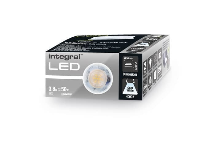 LED Inbouwspot Kari | Dimbaar | IP20 | 3,8W | Kantelbaar | Zaagmaat: Ø70 mm | Inbouwdiepte: 38 mm | Mat Wit