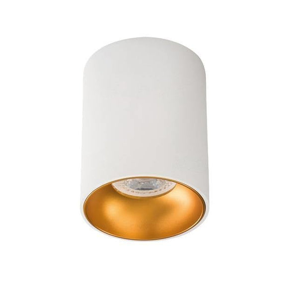 LED Opbouwspot Faro Zwart-Goud | GU10 | Kantelbaar