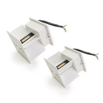 LED Wandlamp COB Kubus | Up & Down | Warm Wit 3000K | Wit | IP54