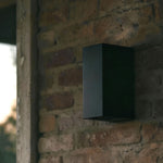 LED Wandlamp Vierkant Up & Down | Dubbele GU10 | Mat Zwart | IP44
