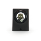 LED Wandlamp Vierkant Up & Down Mat Zwart | IP44 | Dubbele GU10