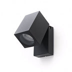 LED Wandlamp Kantelbaar Vierkant Mat Zwart | GU10 | IP44